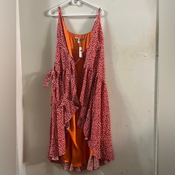 ❣️HP❣️Anthropologie Hutch Flutter Wrap Midi Dress NWT Size XSP - Picture 8 of 13